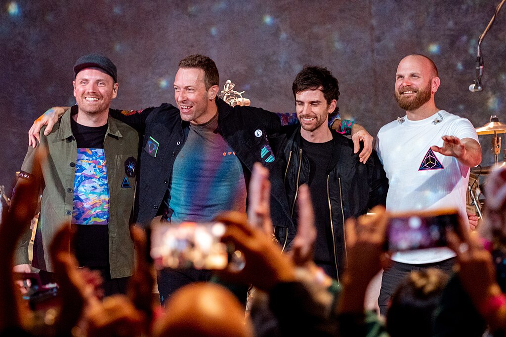 British rock band Coldplay perform at BBC Broadcasting House