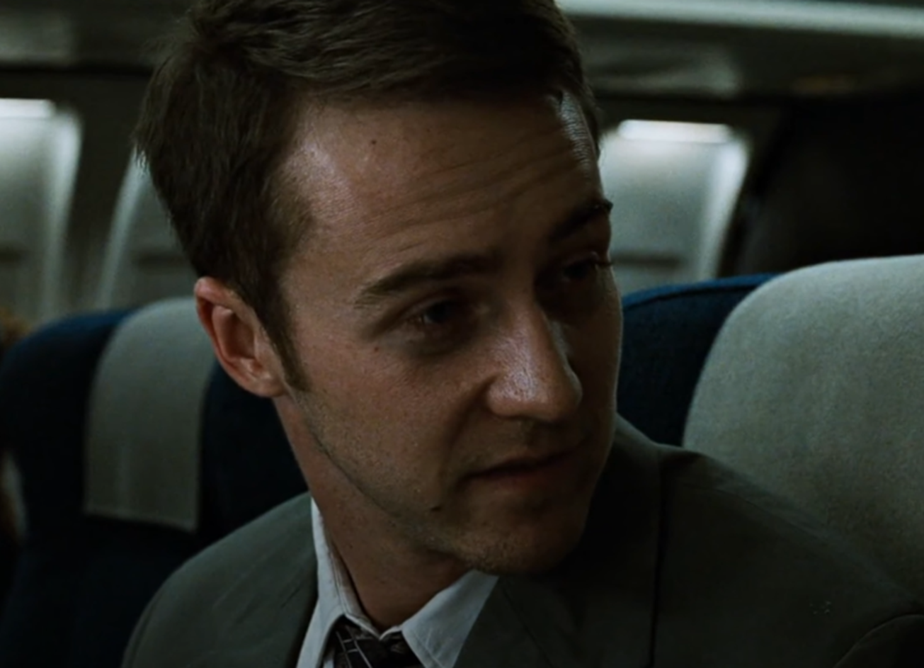Screenshot of Edward Norton in Fight Club (1999)