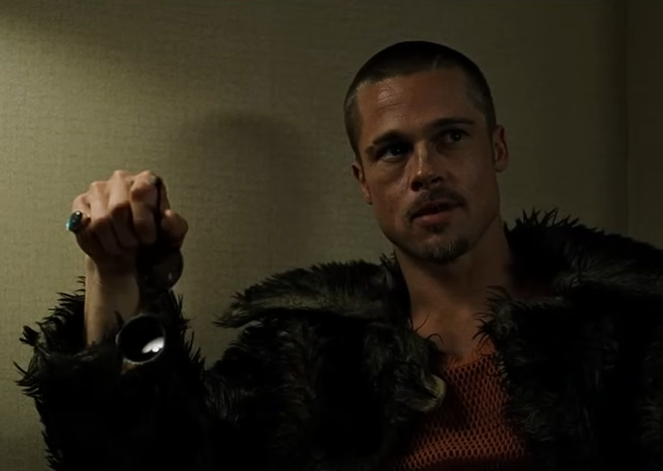Screenshot of Brad Pitt in Fight Club (1999)