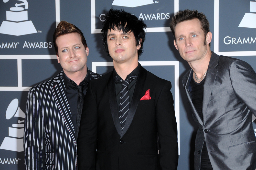 Green Day at the 52nd Annual Grammy Awards