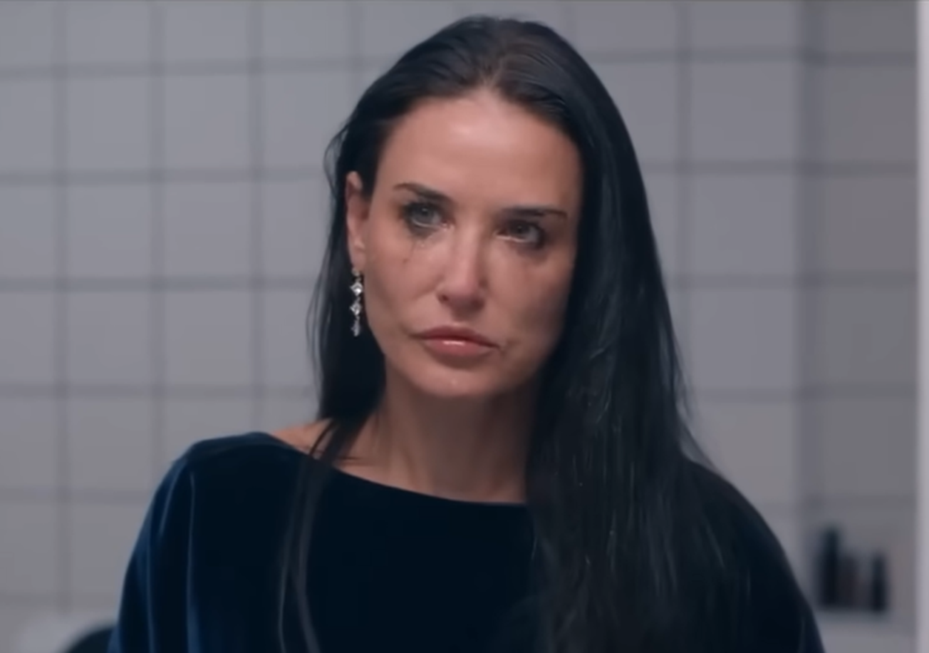 Screenshot of Demi Moore from - The Substance (2024)