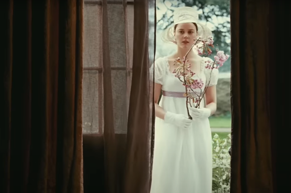 A screenshot from the movie Bright Star