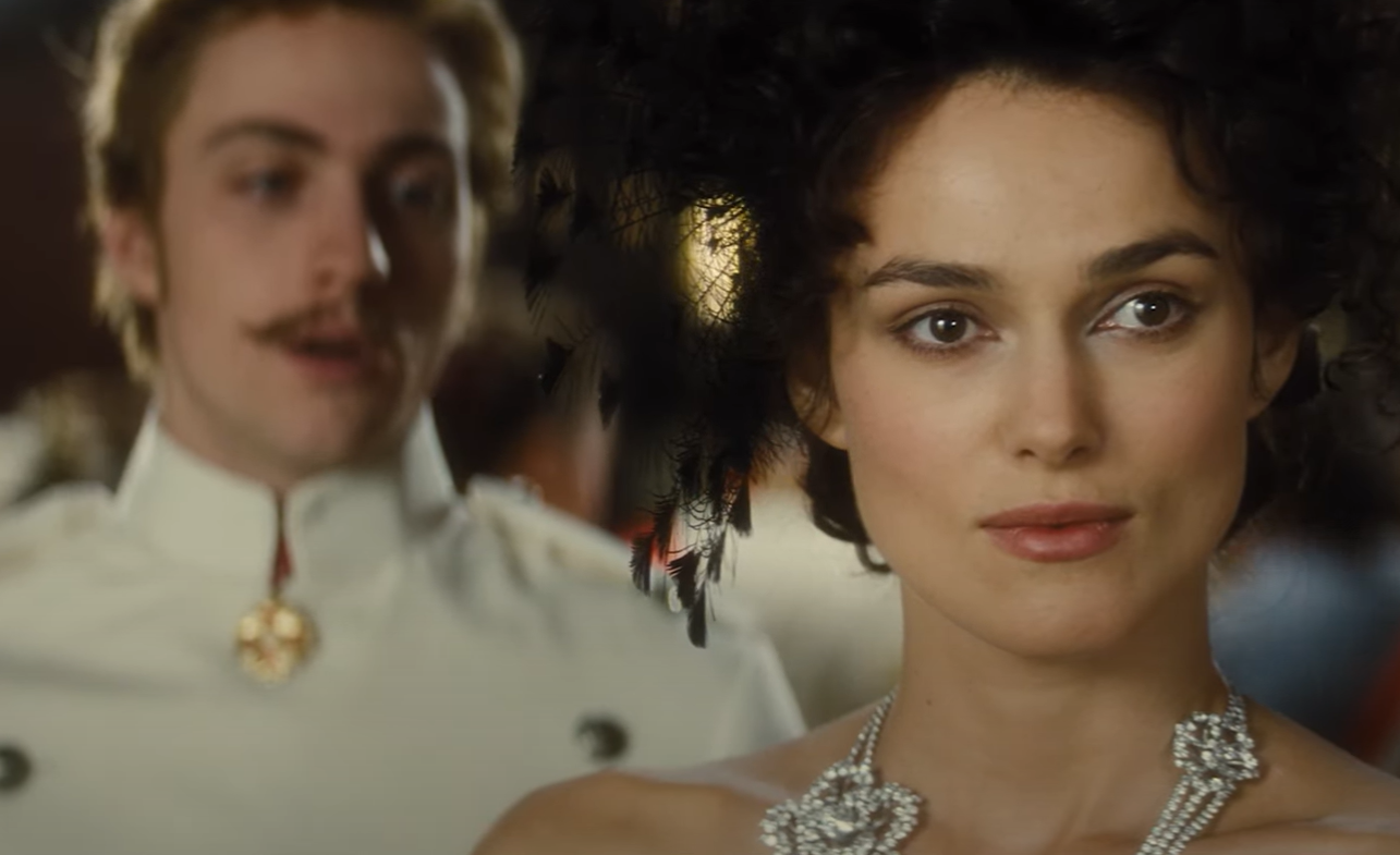 A screenshot from the movie Anna Karenina