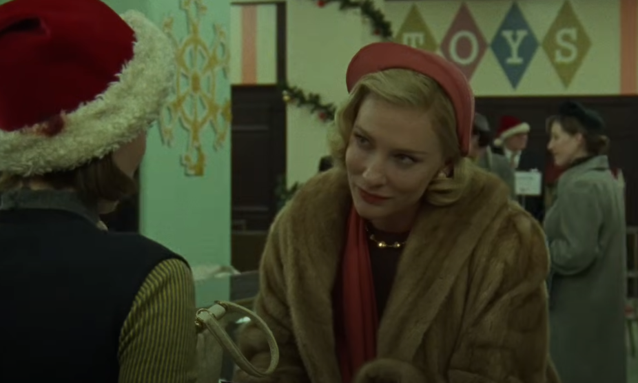 A screenshot from the movie Carol