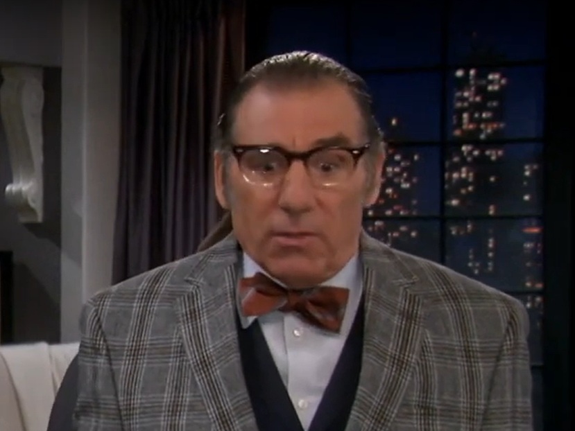 A visually captivating still taken from a pivotal moment in the television sitcom Kirstie (2013-2014)