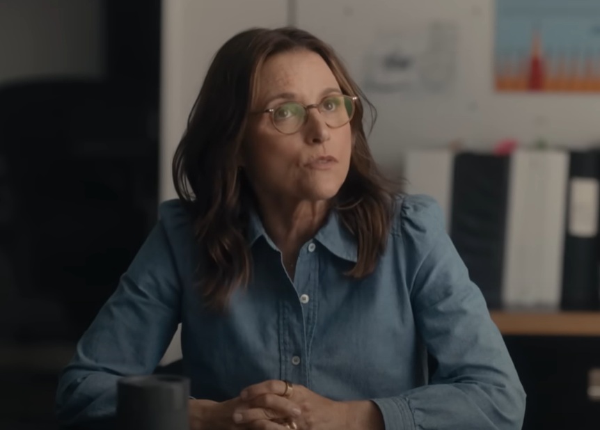 A visually captivating still taken from a pivotal moment in the film You Hurt My Feelings (2023)