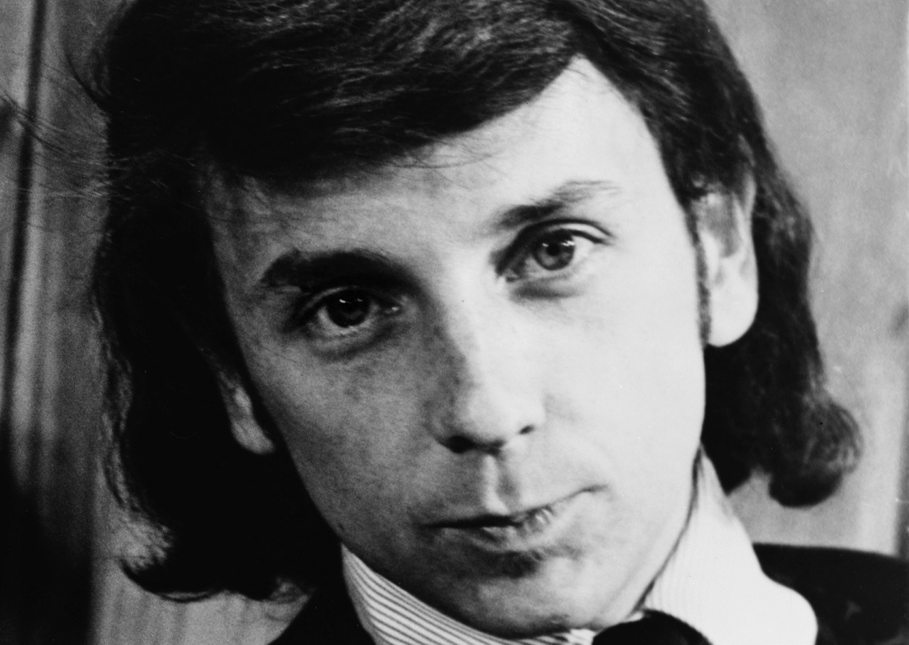 Head-and-shoulders portrait of Phil Spector In 1965