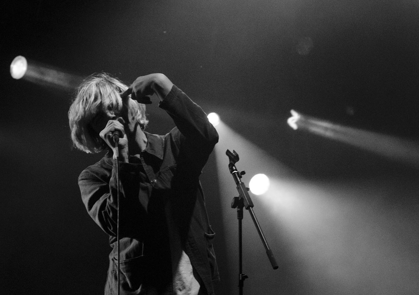 The Charlatans on stage