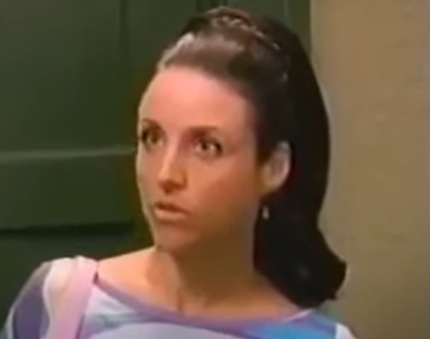 A visually captivating still taken from a pivotal moment in the television sitcom Watching Ellie (2002-2003)