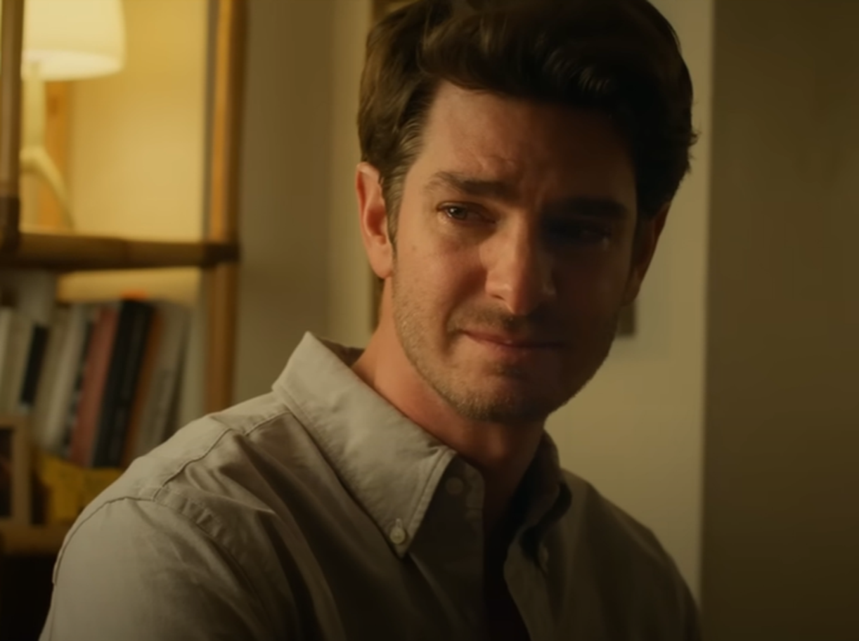 Screenshot of Andrew Garfield from - We Live In Time (2024)