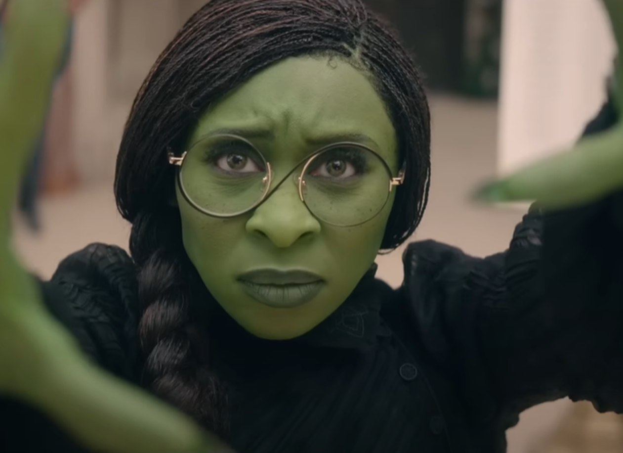 Screenshot of Cynthia Erivo from - Wicked (2024)