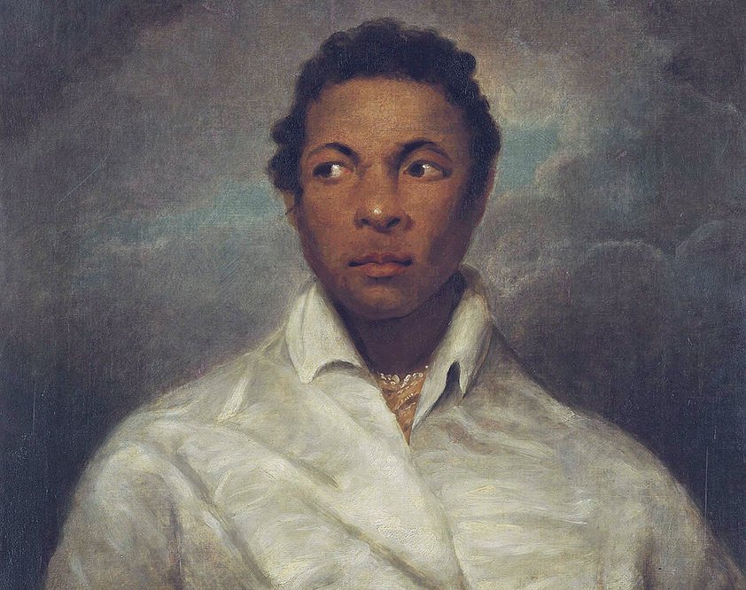 Portrait Painting of the Actor Ira Aldridge in the character of Othello