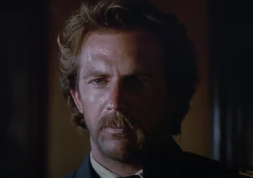 A visually captivating still taken from a pivotal moment in the film Dances With Wolves (1990)