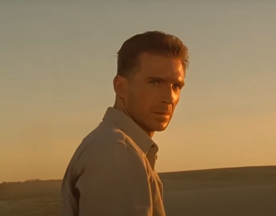 A visually captivating still taken from a pivotal moment in the film The English Patient (1996)