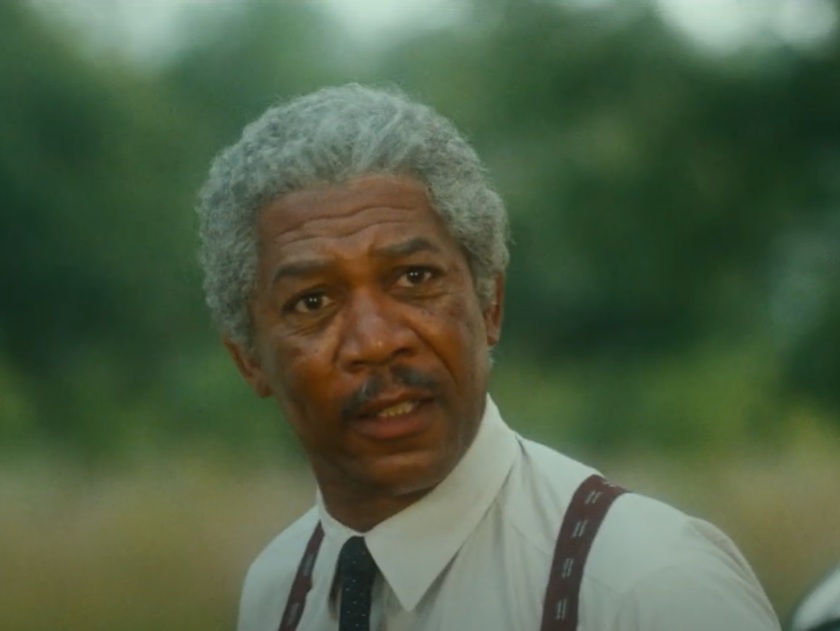 A visually captivating still taken from a pivotal moment in the film Driving Miss Daisy (1989)