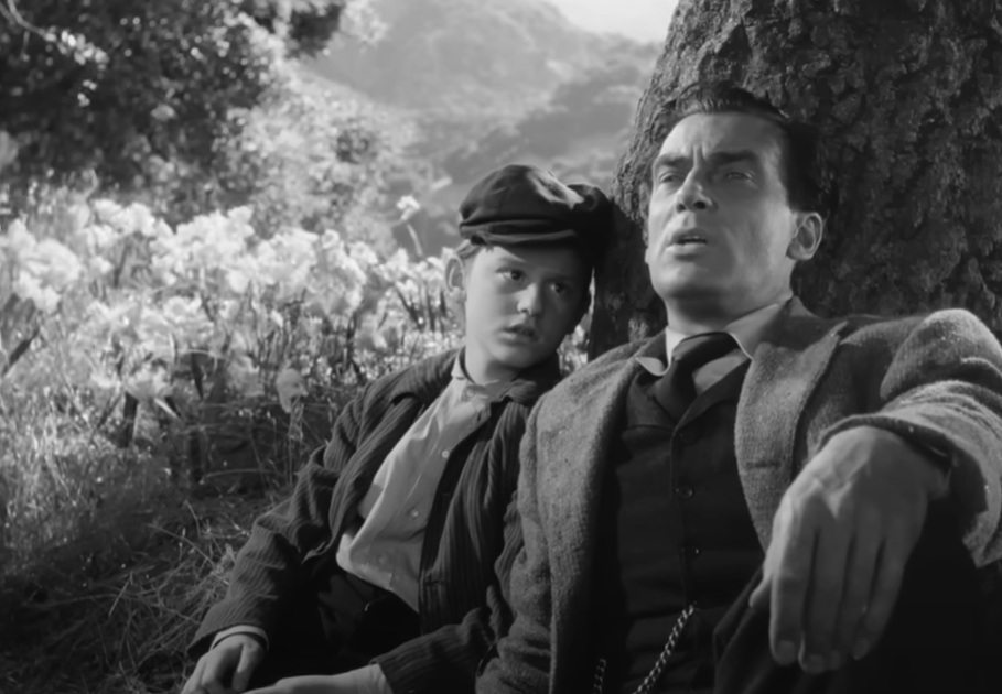 A visually captivating still taken from a pivotal moment in the film How Green Was My Valley (1941)