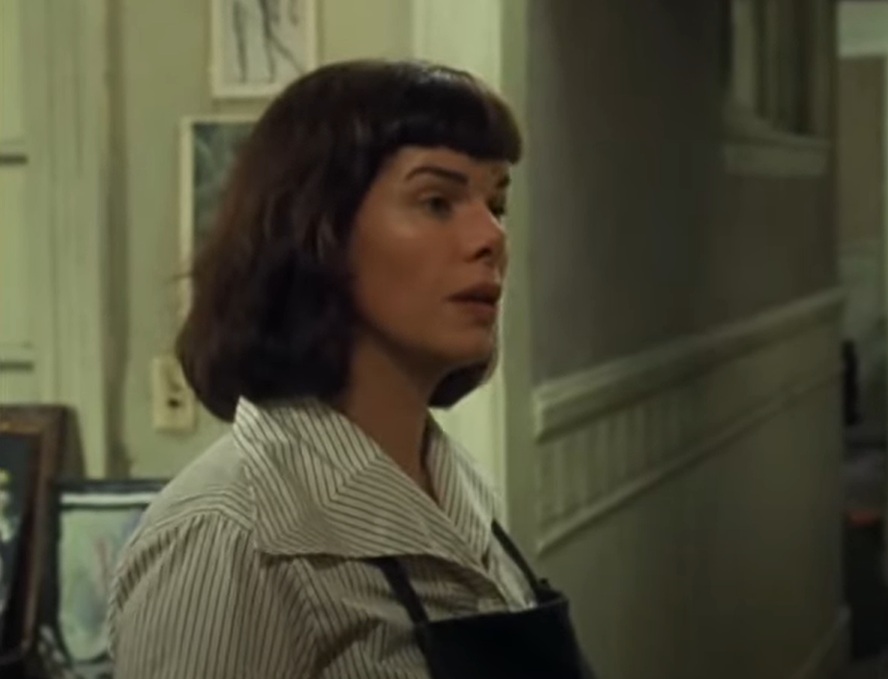 A visually captivating still taken from a pivotal moment in the film Pollock (2000)