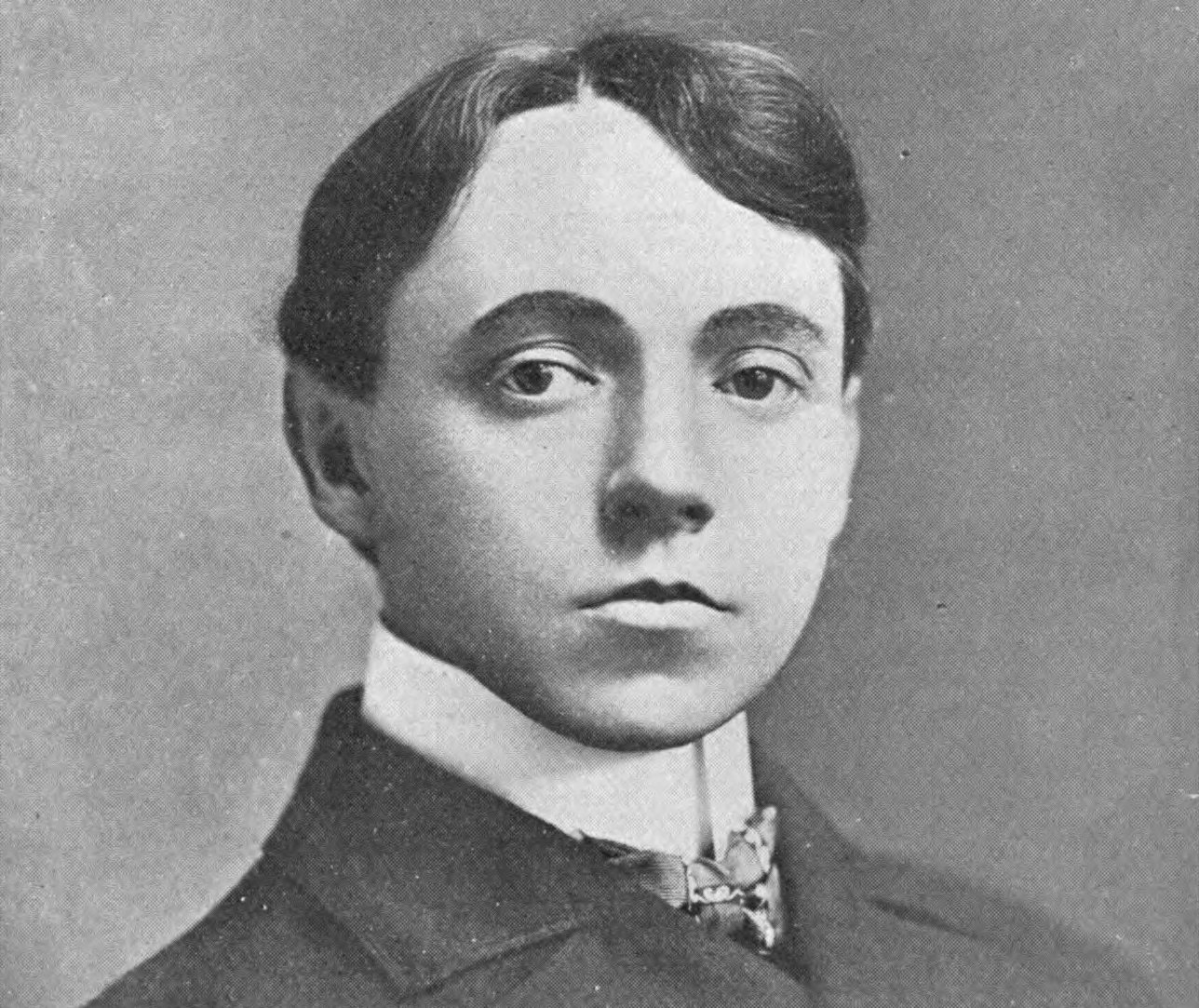 Grayscale Portrait Photo of Walker Whiteside in dark suit