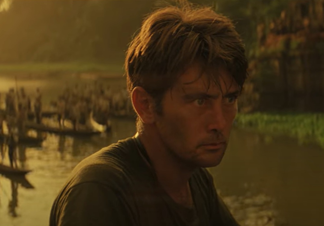 A visually captivating still taken from a pivotal moment in the film Apocalypse Now (1979)