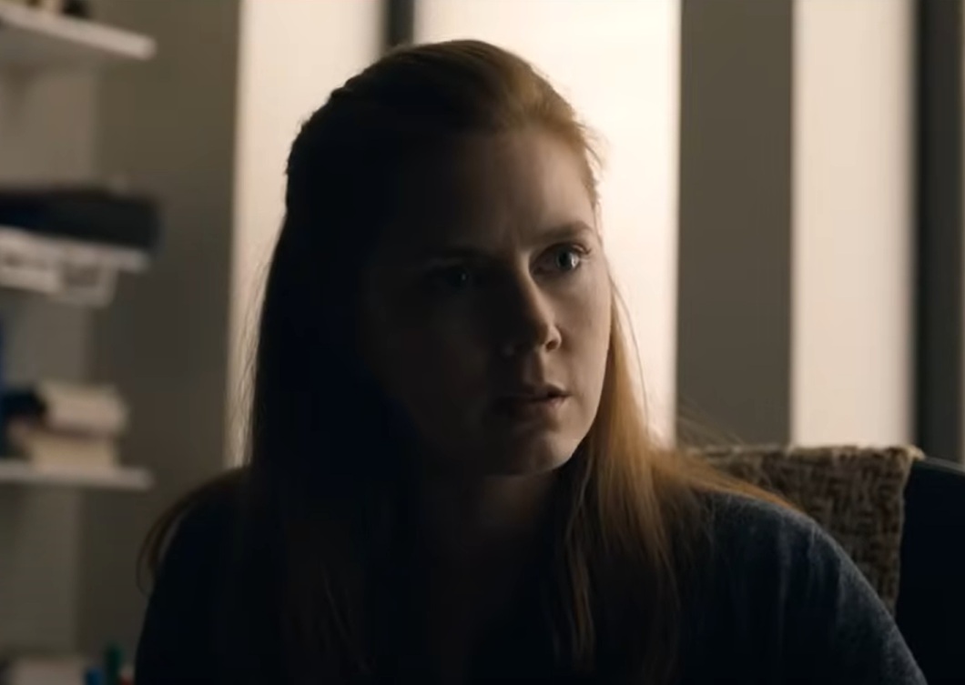 A visually captivating still taken from a pivotal moment in the film Arrival (2016)