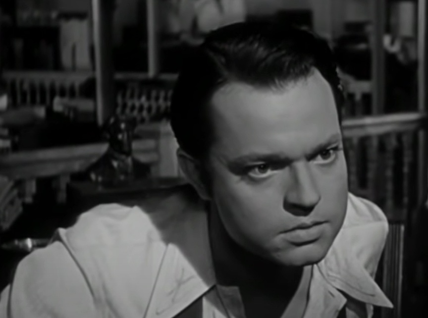 A visually captivating still taken from a pivotal moment in the film Citizen Kane (1941)