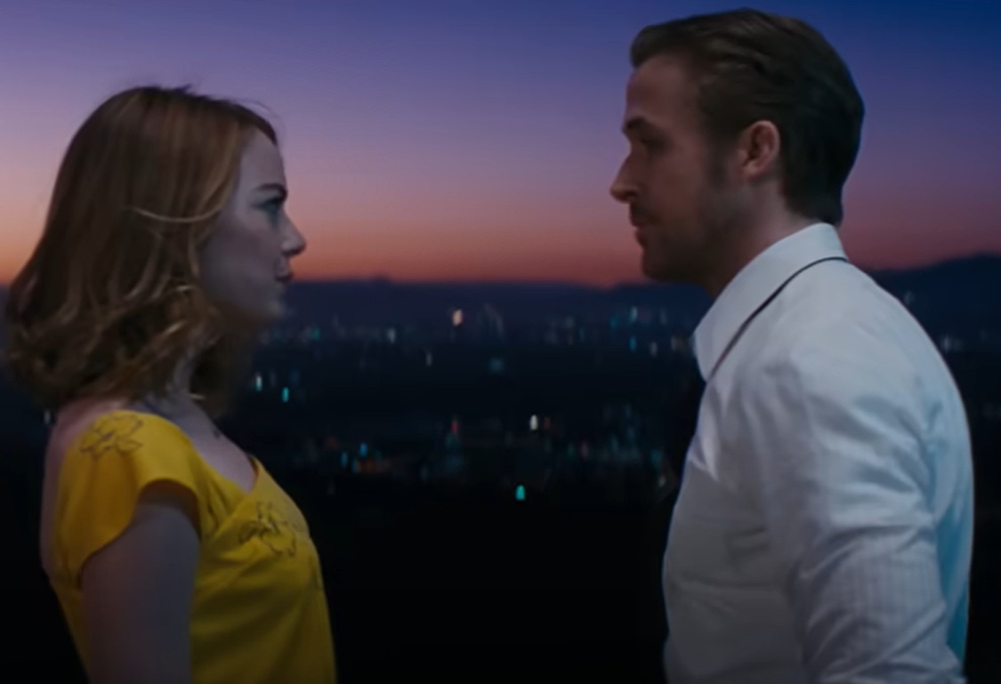 A visually captivating still taken from a pivotal moment in the film La La Land (2016)