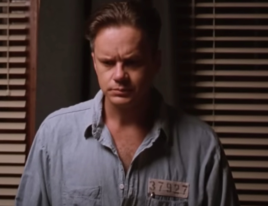 A visually captivating still taken from a pivotal moment in the film The Shawshank Redemption (1994)