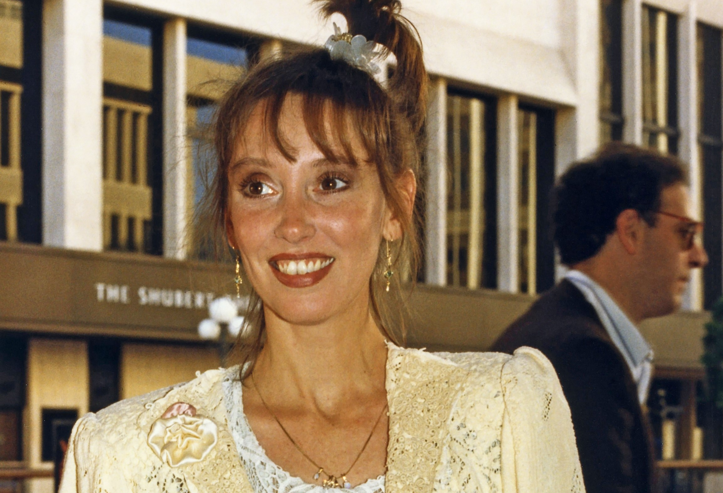 Actress Shelley Duvall arriving at a celebrity event