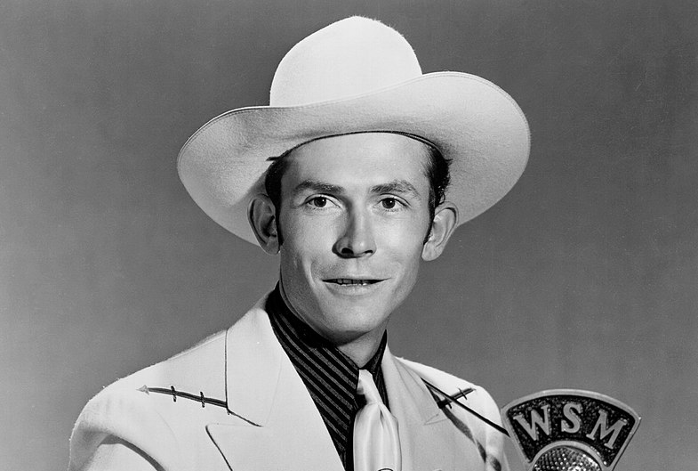 Hank Williams in a publicity photo for WSM in 1948