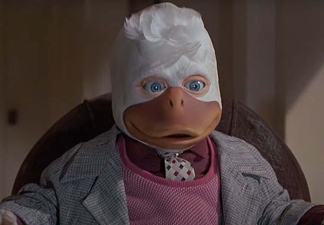 Screenshot of the movie Howard the Duck