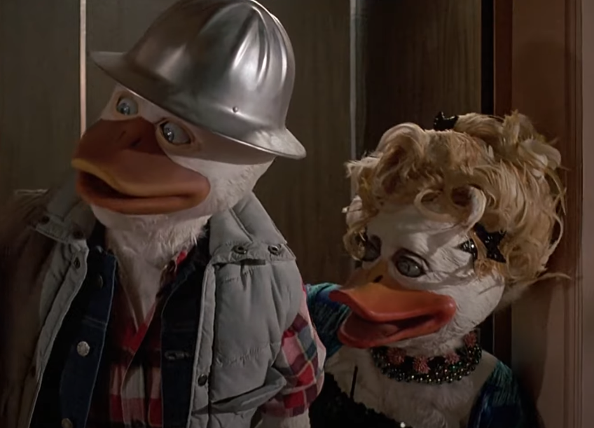 Screenshot of the movie Howard the Duck