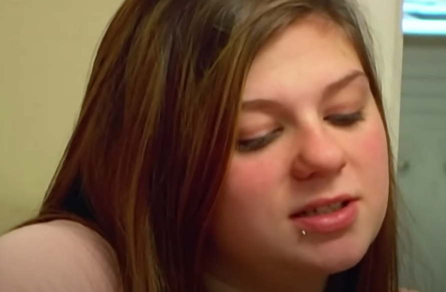 A screenshot from the reality show 16 and Pregnant