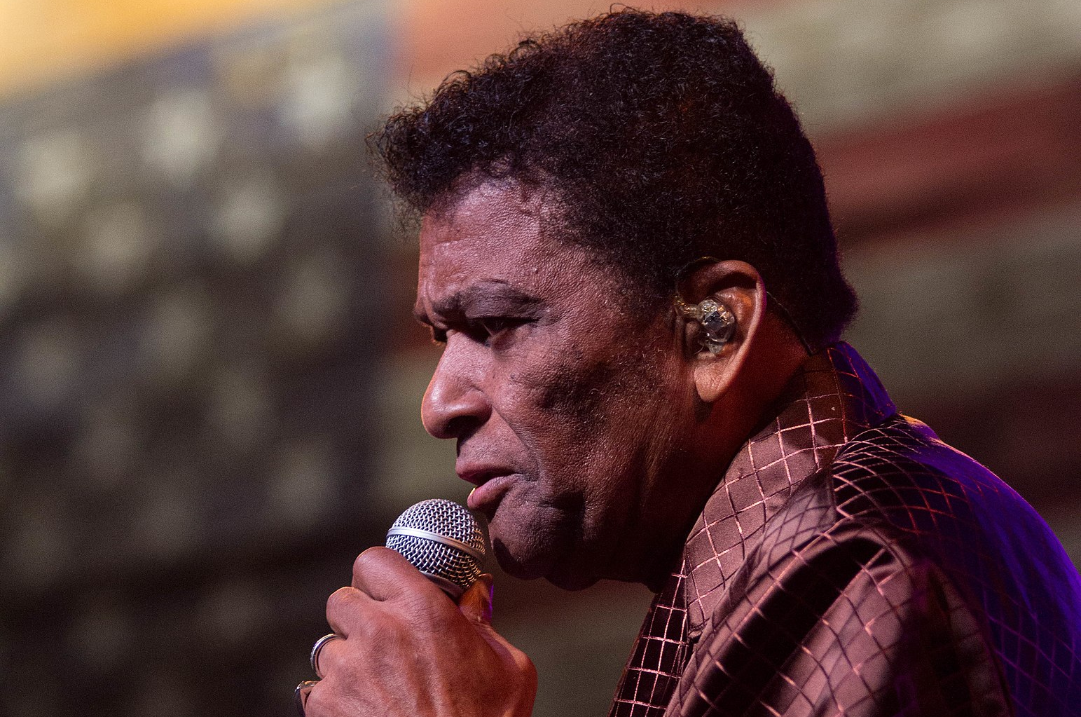 Charley Pride performing at the Republic Country Club