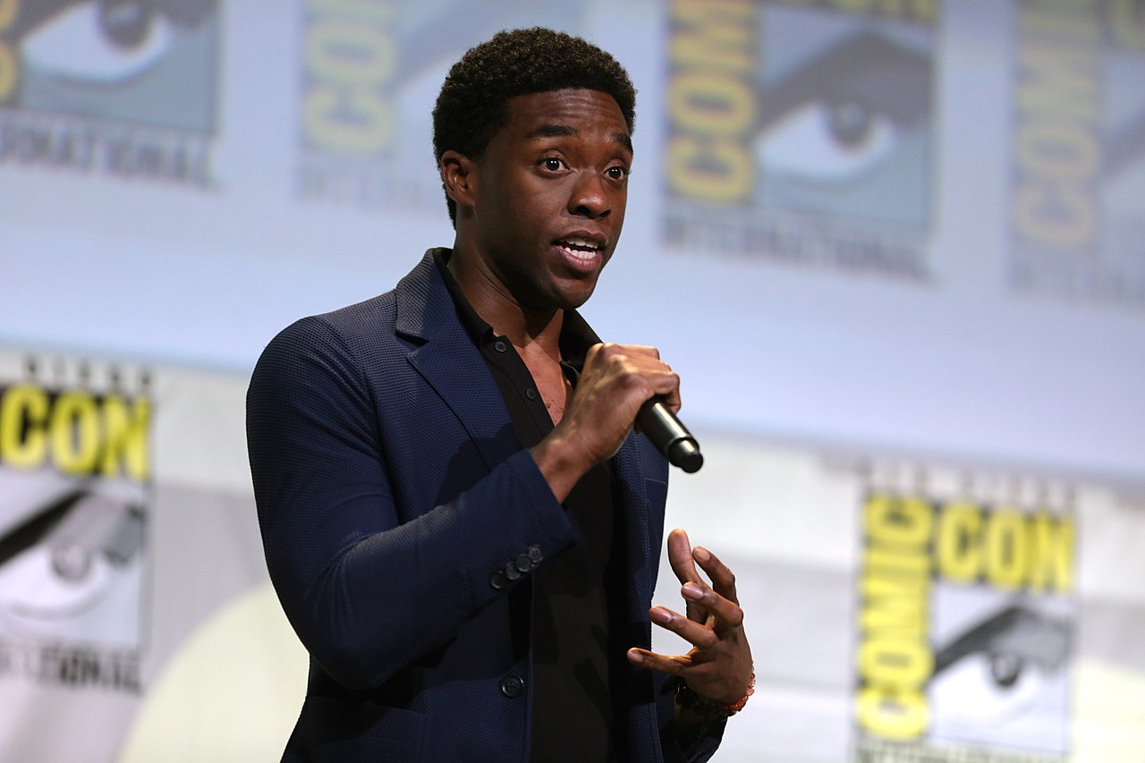 Chadwick Boseman at Comi con