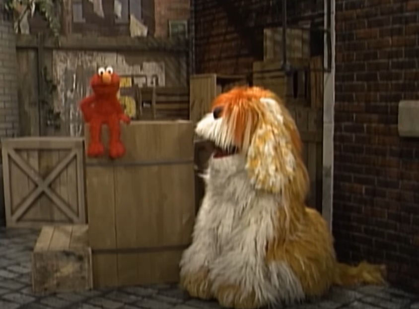 A visually captivating still taken from a pivotal moment in the television series Sesame Street (1969-)