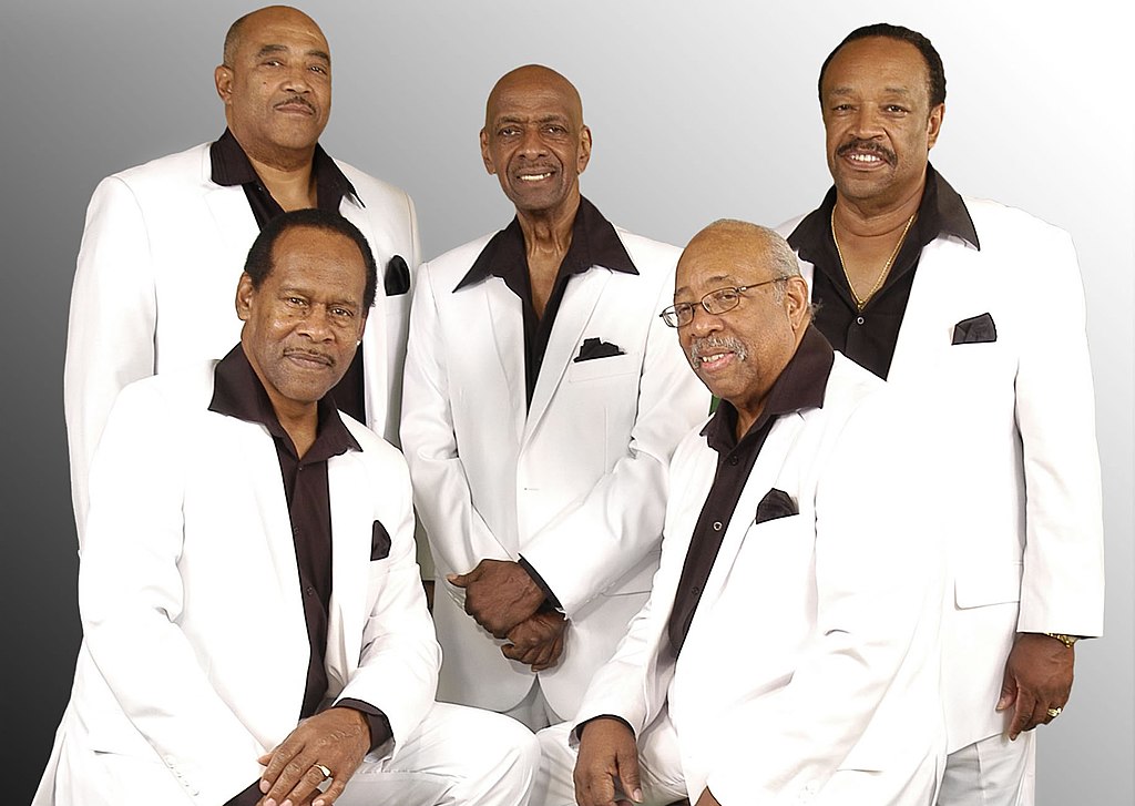 Portrait Photo of American rhythm and blues vocal group The Contours 2017