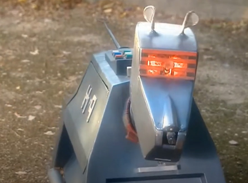 A visually captivating still taken from a pivotal moment in the television series Doctor Who (1963-)