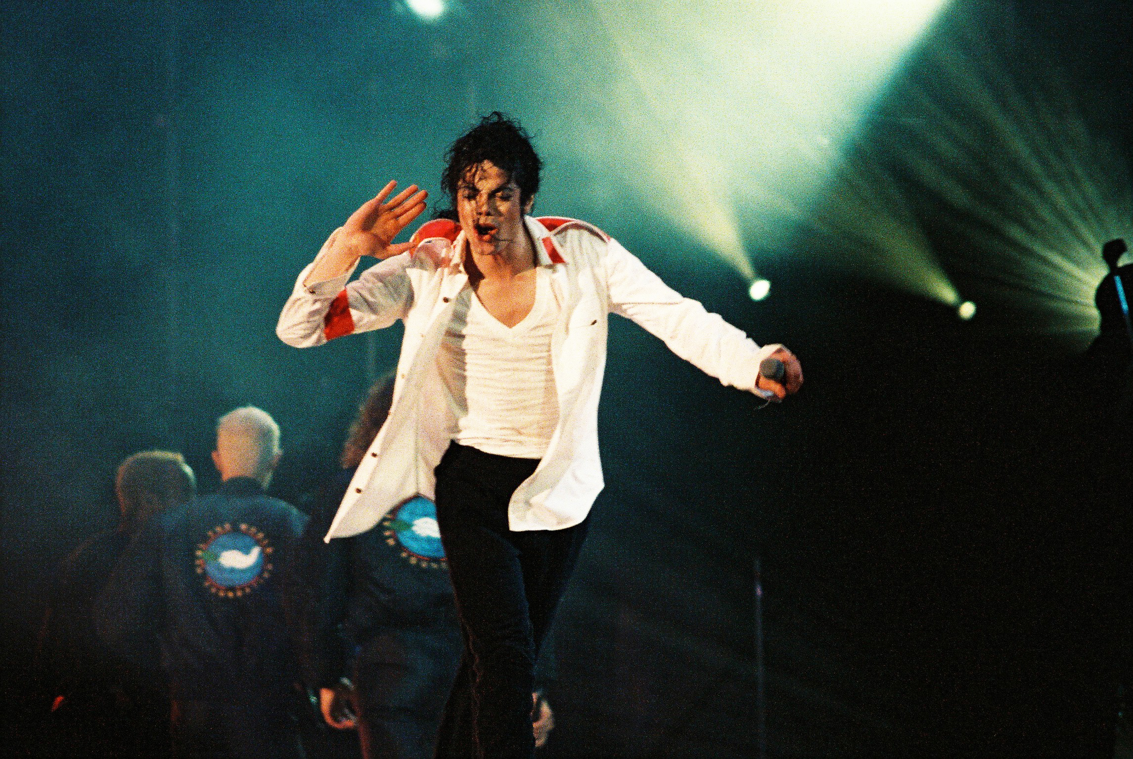 Michael Jackson Performs At Wembley
