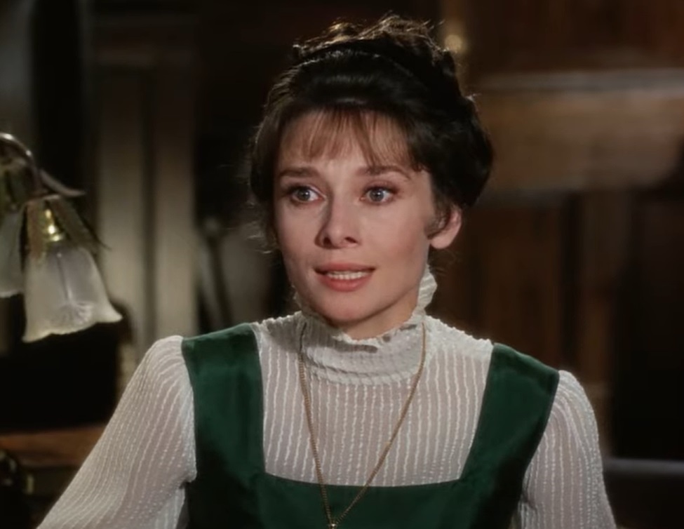 A visually captivating still taken from a pivotal moment in the film My Fair Lady (1964)