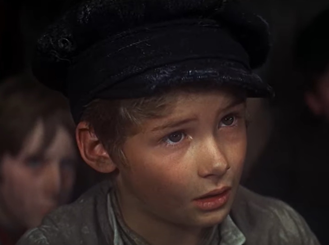 A visually captivating still taken from a pivotal moment in the film Oliver! (1968)