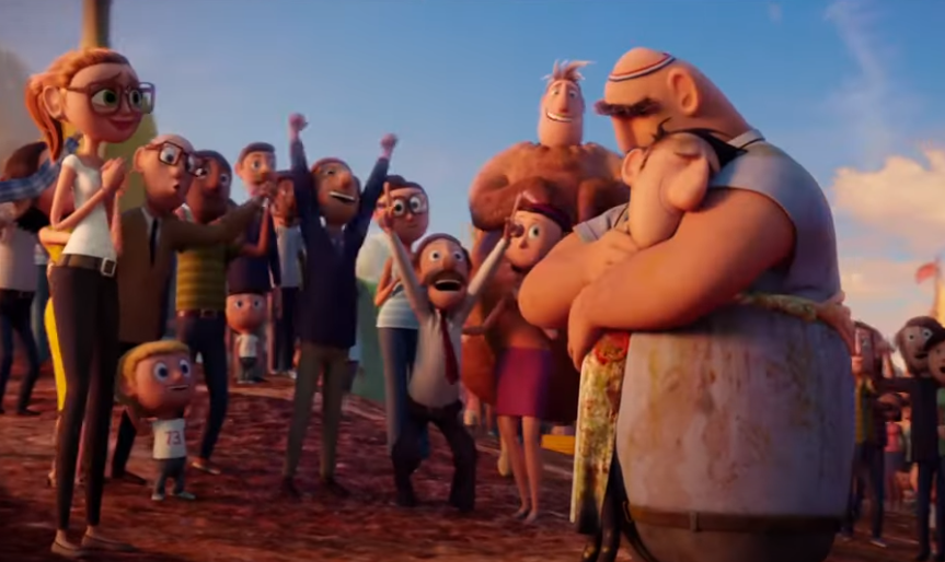 Screenshot from the movie Cloudy with a Chance of Meatballs (2009)