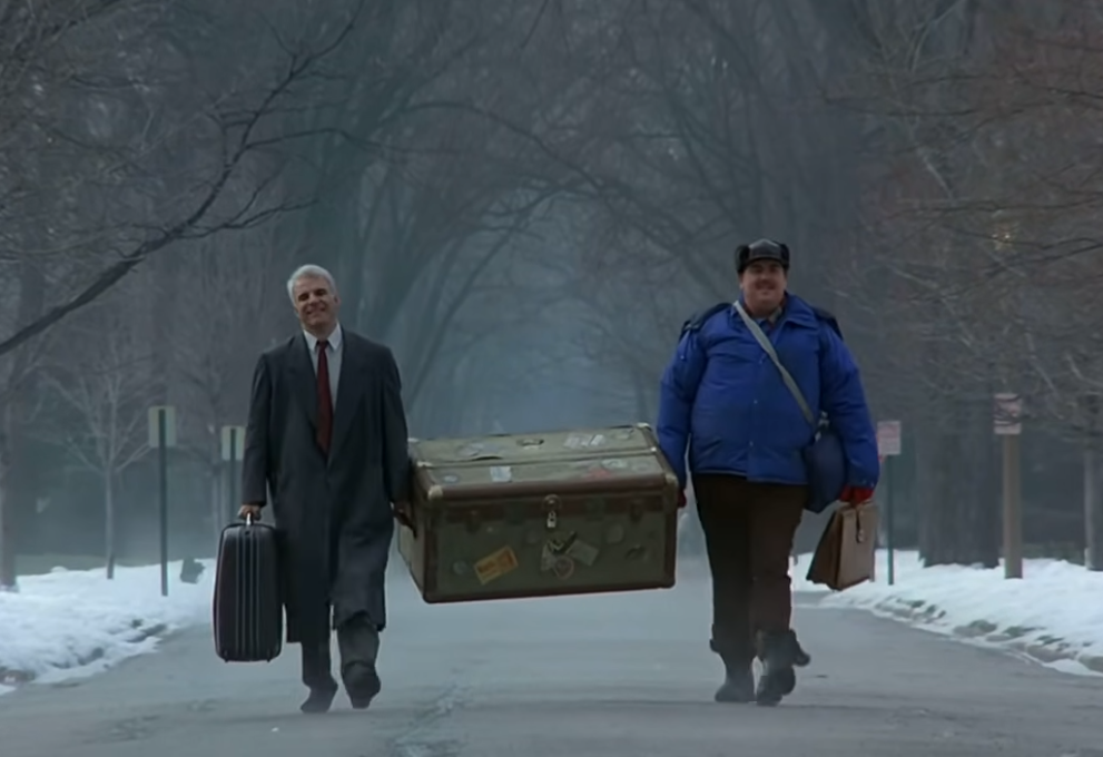 Screenshot from the movie Planes, Trains & Automobiles (1987)
