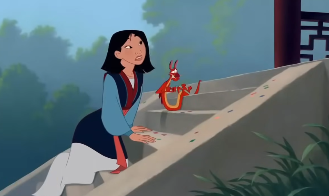 Screenshot from the movie Mulan (1998)