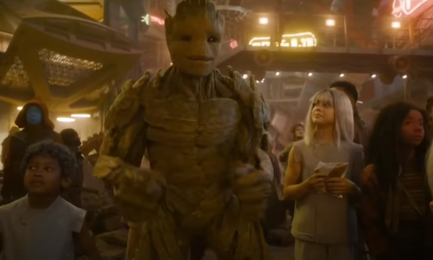 Screenshot from the movie Guardians of the Galaxy Vol. 3 (2023)