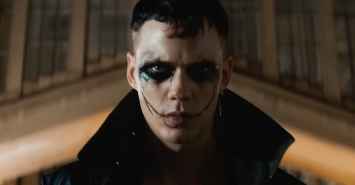 Screenshot from the movie The Crow (2024)