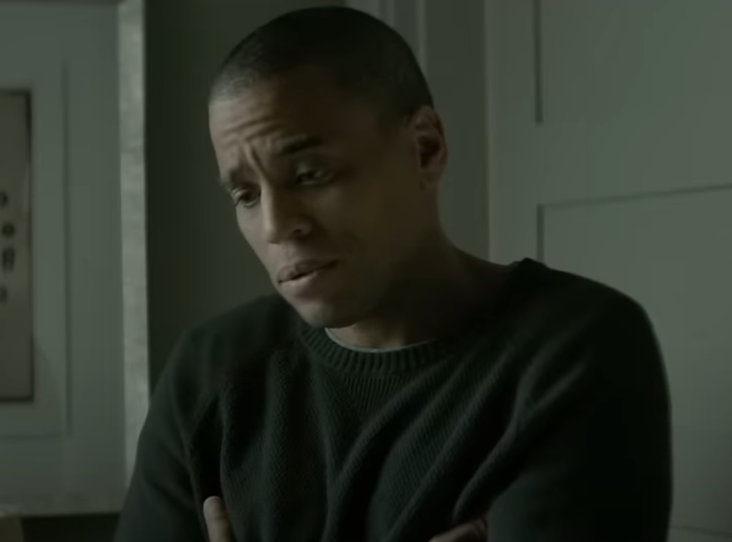 A visually captivating still taken from a pivotal moment in the film Jacob's Ladder (2019)