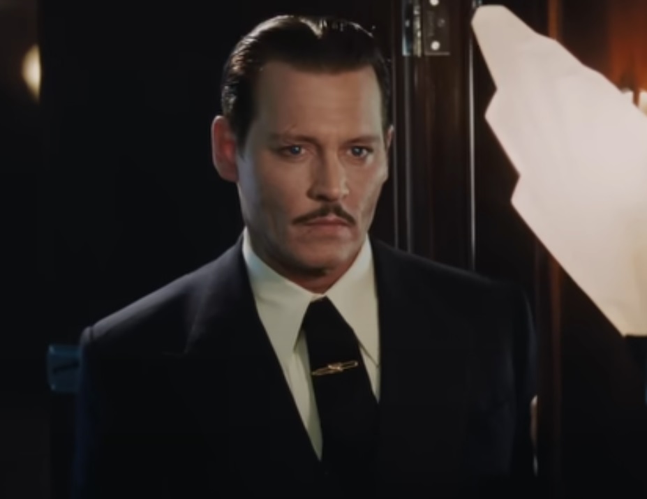 A visually captivating still taken from a pivotal moment in the film Murder on the Orient Express (2017)