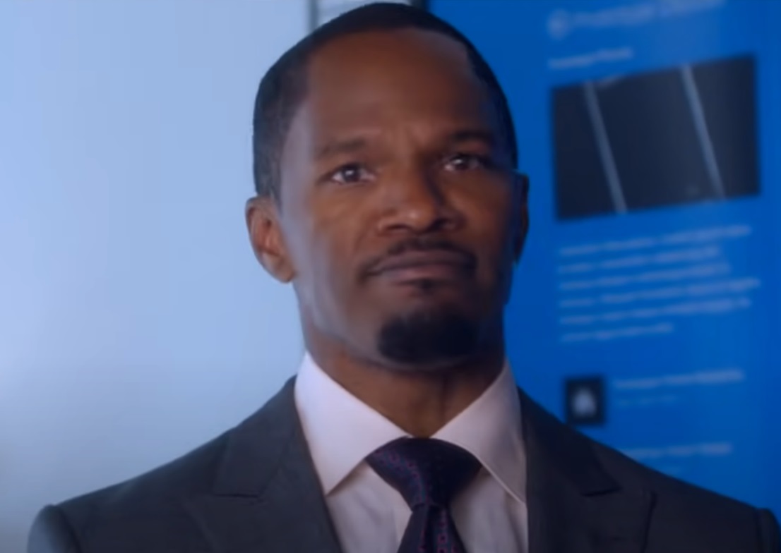 A visually captivating still taken from a pivotal moment in the film Annie (2014)