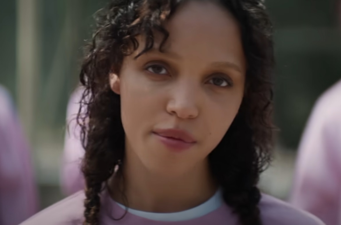 A visually captivating still taken from a pivotal moment in the film The Crow (2024)