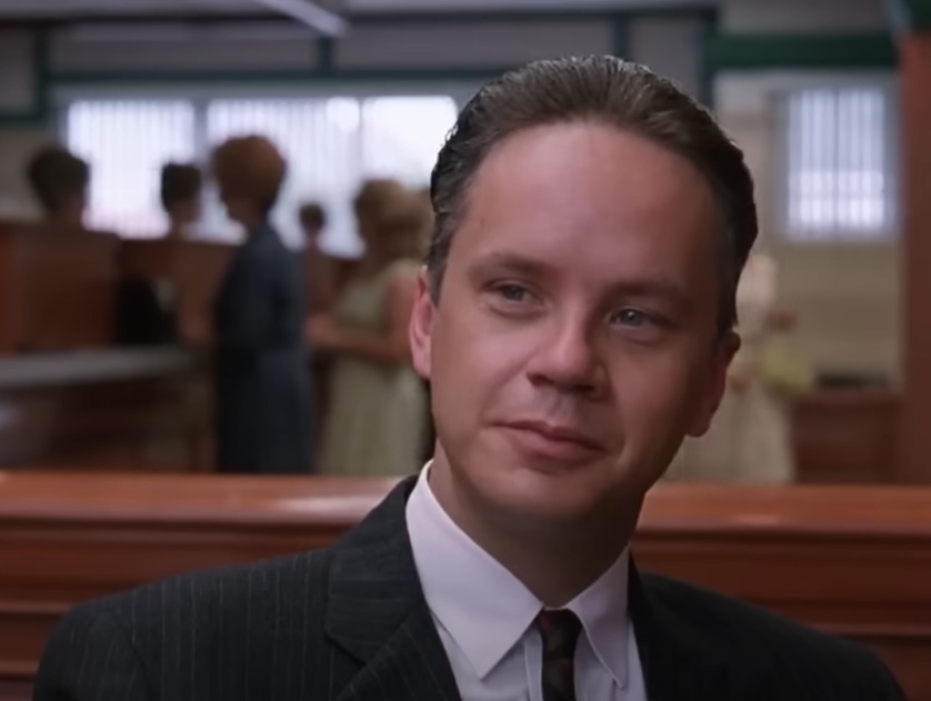 A visually captivating still taken from a pivotal moment in the film The Shawshank Redemption (1994)